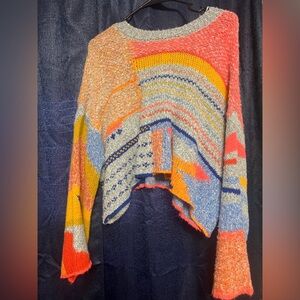 Sincerely Jules Multicolor Patchwork Sweater